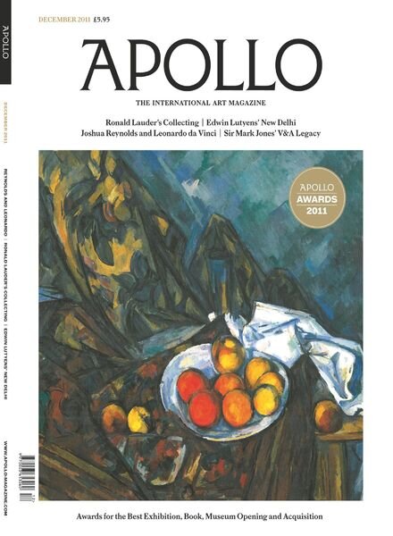 Apollo Magazine – December 2011 Cover