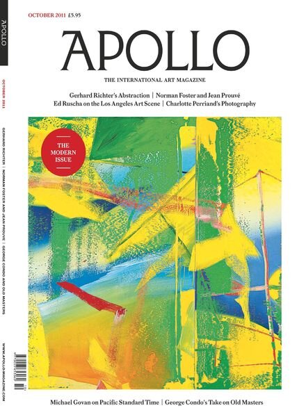 Apollo Magazine – October 2011 Cover