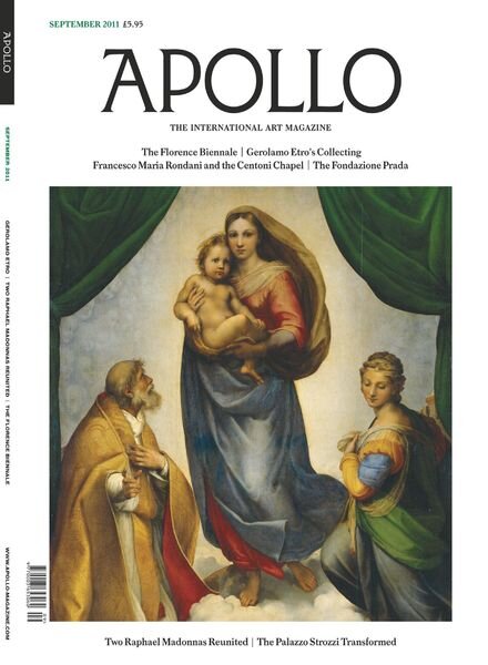 Apollo Magazine – September 2011 Cover