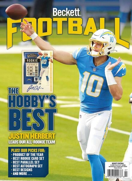 Beckett Football – July 2021 Cover