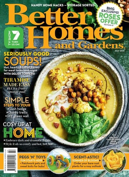 Better Homes and Gardens Australia – July 2021 Cover