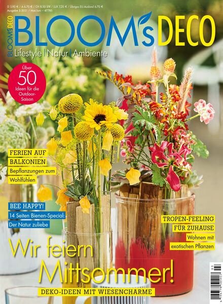 Bloom’s Deco – Mai-Juni 2021 Cover