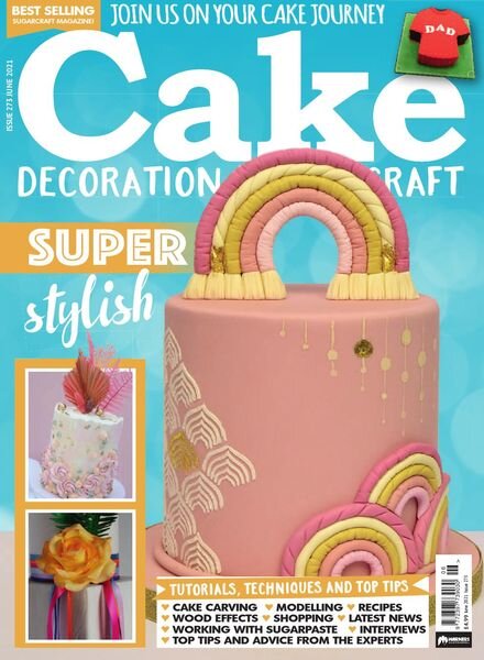 Cake Decoration & Sugarcraft – Issue 273 – June 2021 Cover
