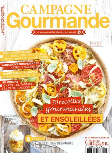Campagne Gourmande – Juin-Aout 2021 Cover