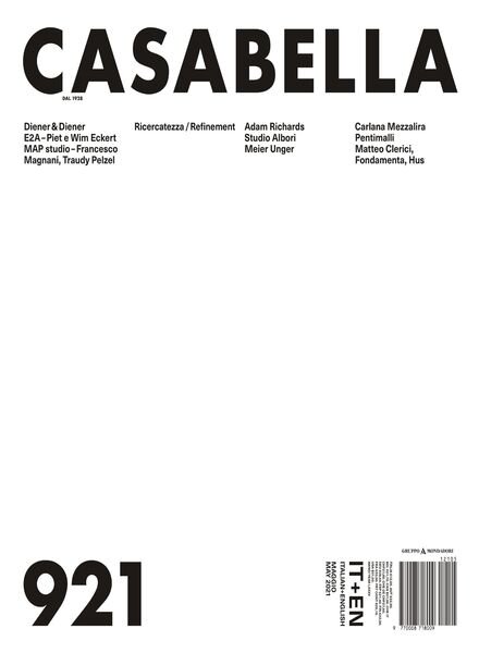 Casabella – maggio 2021 Cover