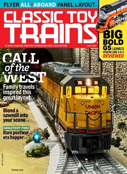 Classic Toy Trains – July 2021 Cover
