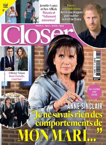Closer France – 28 mai 2021 Cover