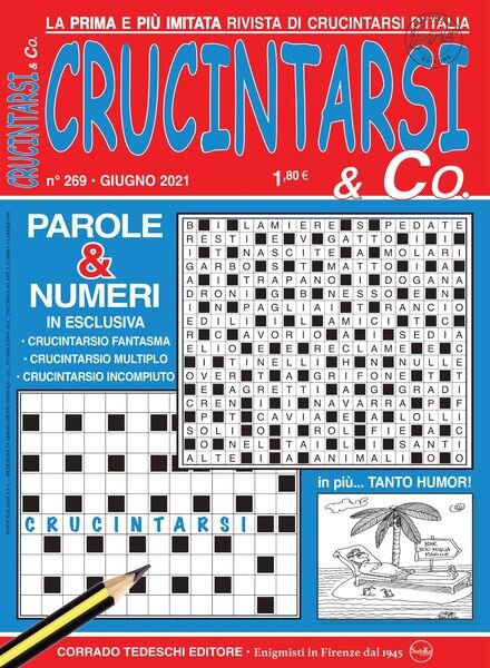 Crucintarsi & Co – giugno 2021 Cover