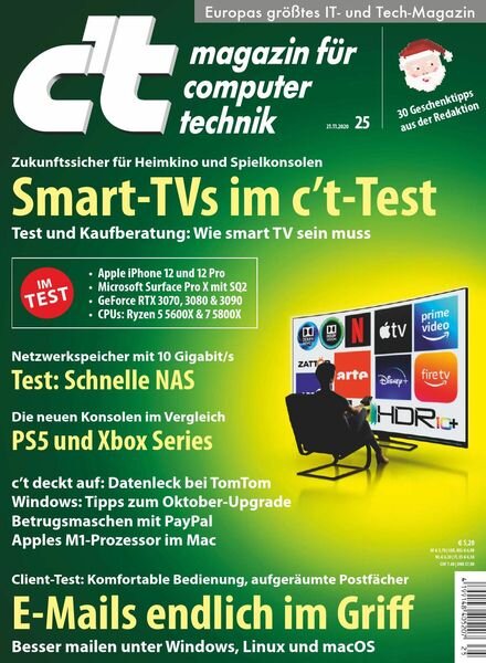 c’t Magazin fur Computertechnik – 12 November 2021 Cover