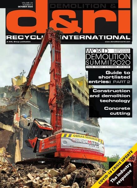 Demolition & Recycling International – October 2020 Cover