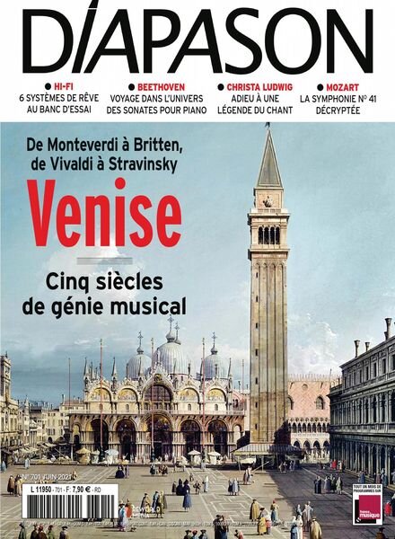 Diapason – juin 2021 Cover