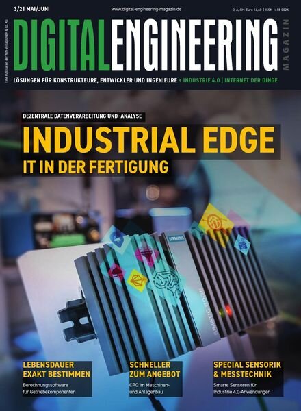 Digital Engineering Germany – Mai-Juni 2021 Cover