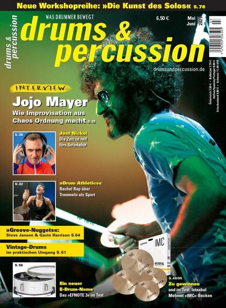 Drums & Percussion – Mai-Juni 2021 Cover