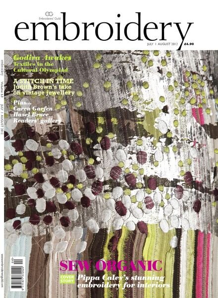 Embroidery Magazine – July-August 2012 Cover