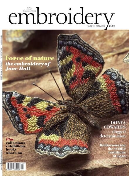 Embroidery Magazine – March-April 2013 Cover