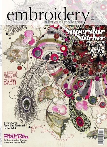 Embroidery Magazine – May-June 2014 Cover