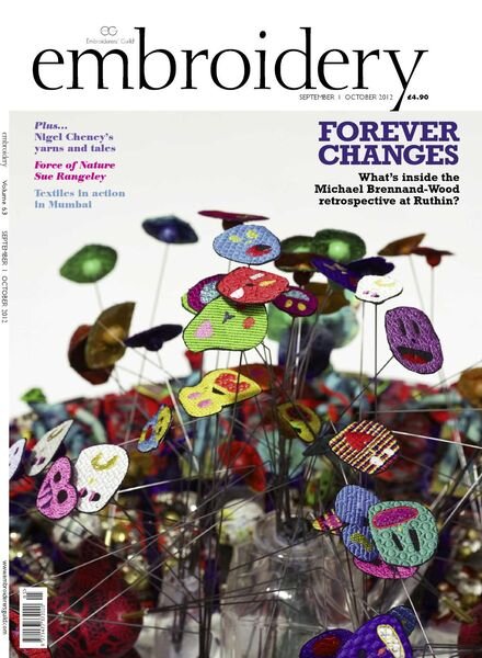 Embroidery Magazine – September-October 2012 Cover