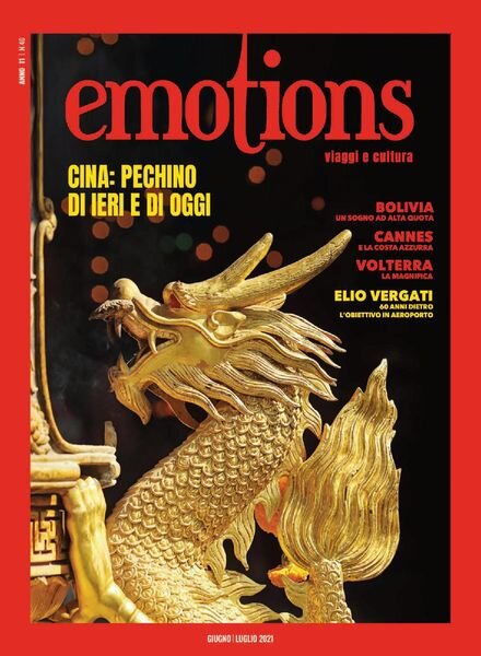 Emotions Magazine – Giugno-Luglio 2021 Cover
