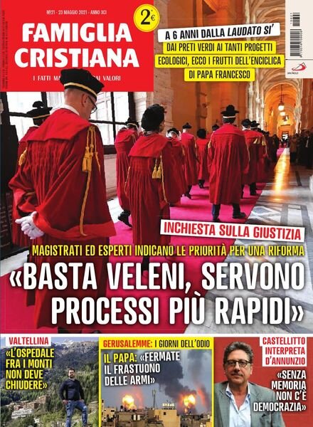 Famiglia Cristiana – 23 Maggio 2021 Cover
