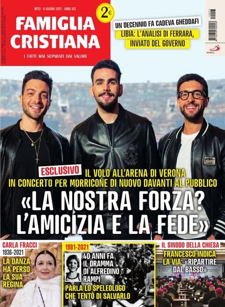 Famiglia Cristiana – 6 Giugno 2021 Cover
