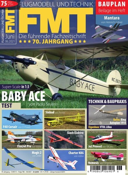 FMT Flugmodell und Technik – Mai 2021 Cover