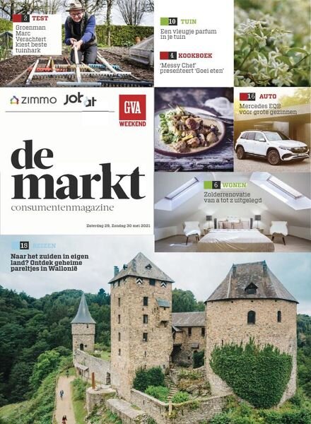 Gazet van Antwerpen De Markt – 29 mei 2021 Cover