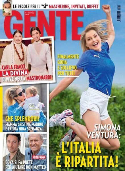 Gente Italia – 12 giugno 2021 Cover