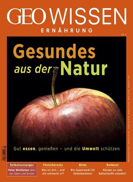 Geo Wissen Ernahrung – N 09 Juni 2021 Cover