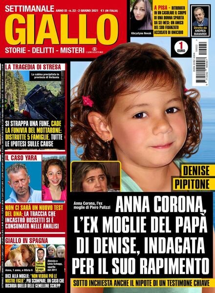 Giallo – 2 Giugno 2021 Cover