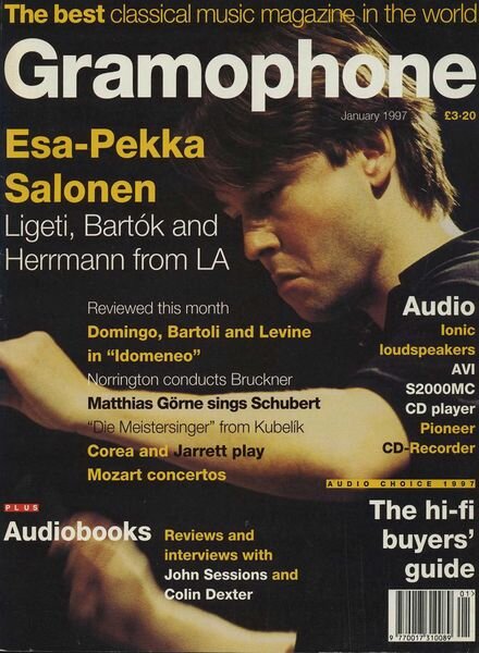Gramophone – January 1997 Cover