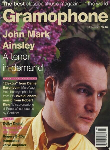 Gramophone – July 1996 Cover