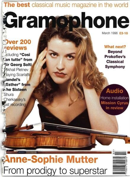 Gramophone – March 1996 Cover