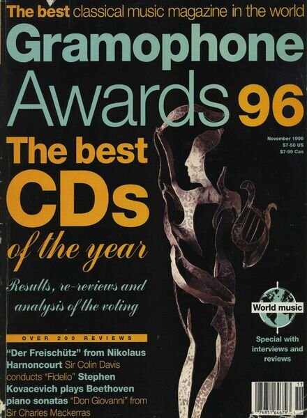 Gramophone – November 1996 Cover
