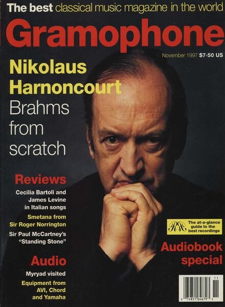 Gramophone – November 1997 Cover
