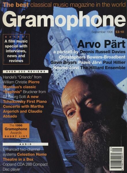 Gramophone – September 1996 Cover