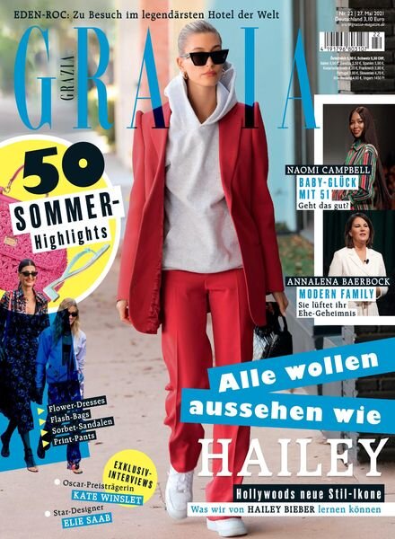 GRAZIA Germany – 27 Mai 2021 Cover