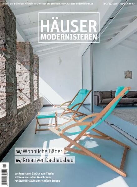 Hauser modernisieren – 03 Juni 2021 Cover