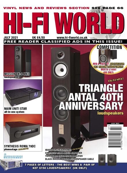 Hi-Fi World – July 2021 Cover
