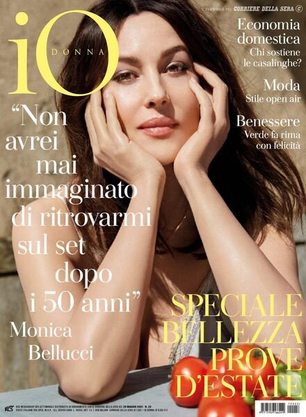 Io Donna del Corriere della Sera – 29 maggio 2021 Cover