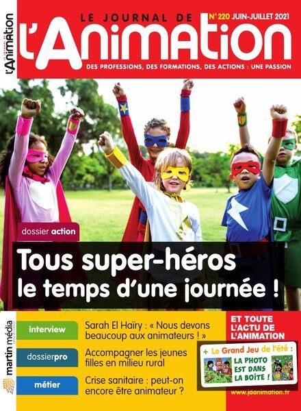 Le Journal de l’Animation – Juin-Juillet 2021 Cover
