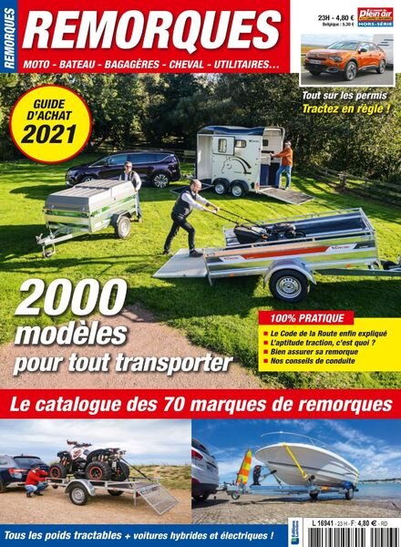 Le Monde du Plein-Air – Hors-Serie Remorques – N 23 2021 Cover