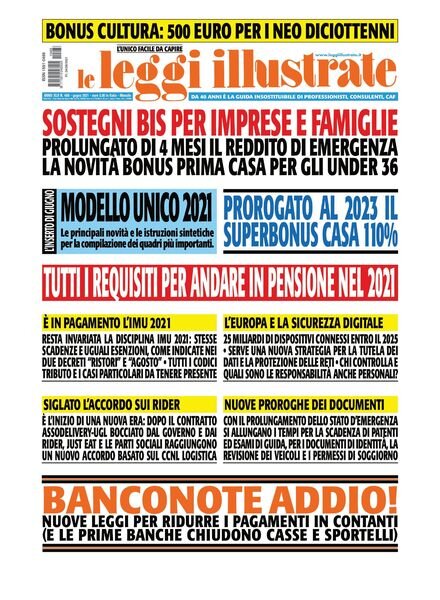 Leggi Illustrate – giugno 2021 Cover