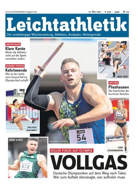 Leichtathletik – 18 Mai 2021 Cover