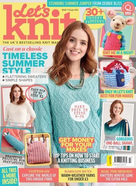 Let’s Knit – Issue 172 – July 2021 Cover