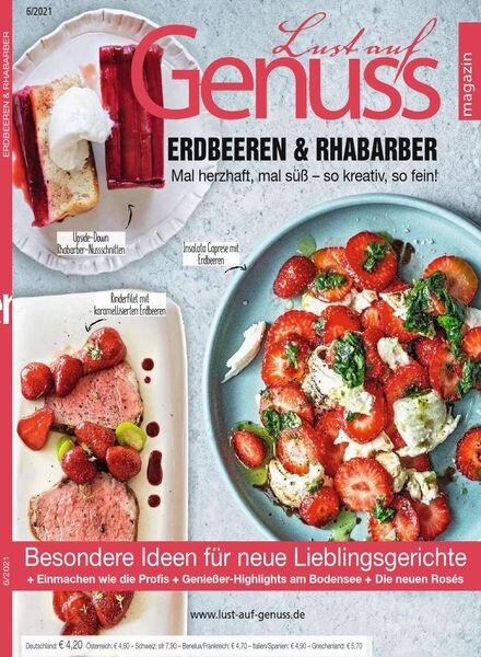 Lust auf Genuss – Juni 2021 Cover