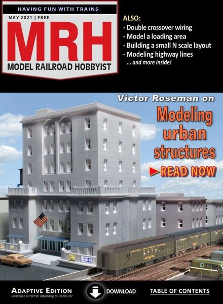 Model Railroad Hobbyist – May 2021 Cover