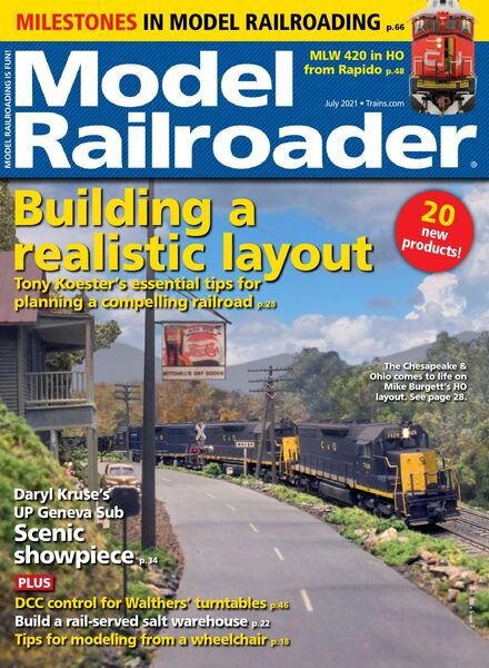 Model Railroader – July 2021 Cover