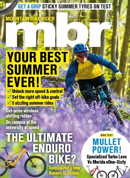 Mountain Bike Rider – July 2021 Cover