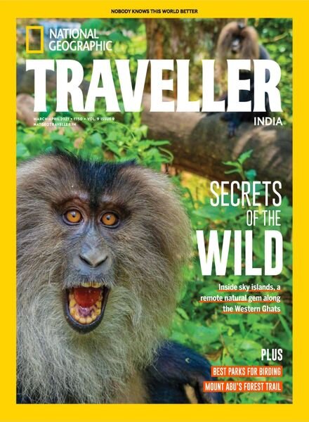 National Geographic Traveller India – March-April 2021 Cover
