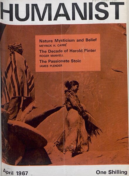 New Humanist – The Humanist, April 1967 Cover